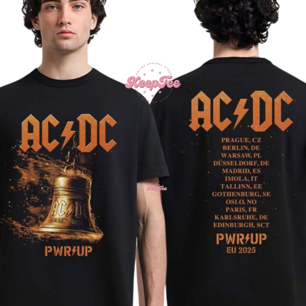Acdc Pwr Up Europe 2025 Tour Shirt