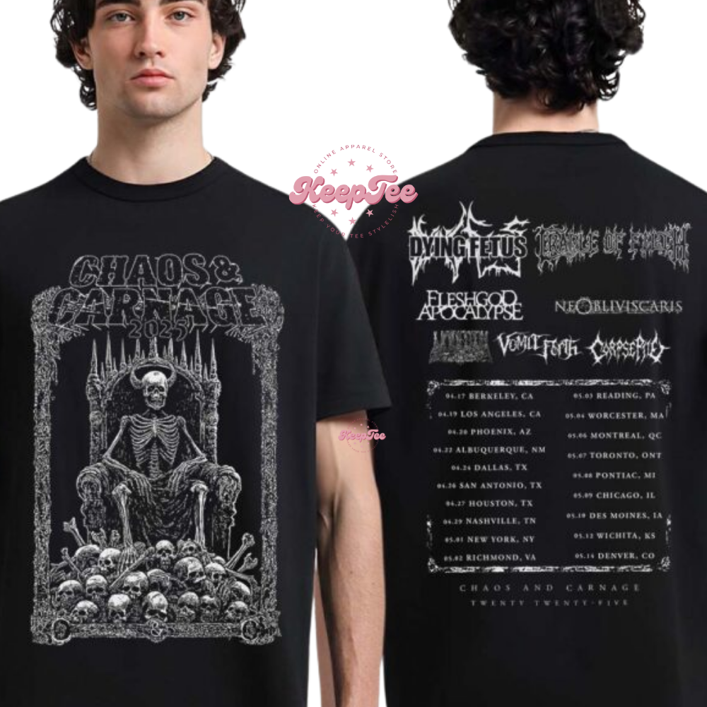 Chaos And Carnage 2025 Tour Merch Shirt