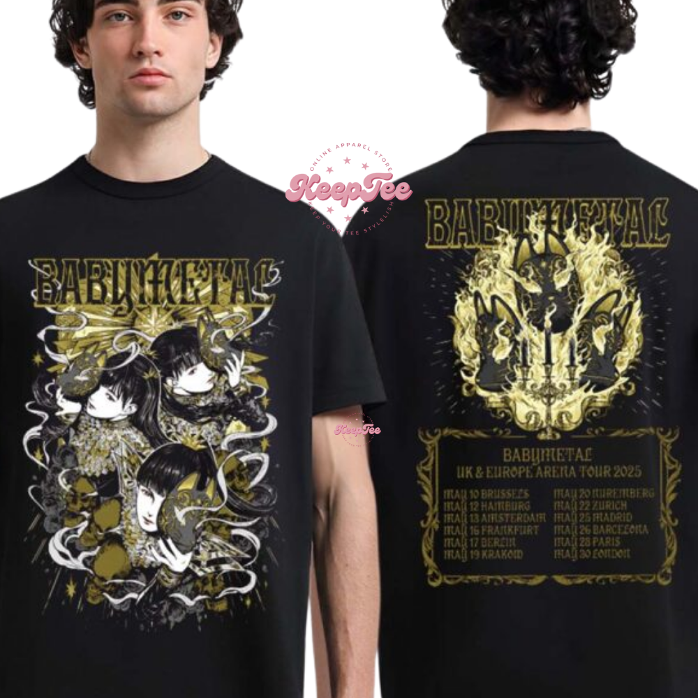 Babymetal Kon Kon Shirt Uk And Europe Arena Tour 2025