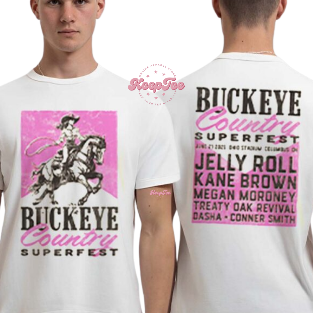 Buckeye Country Superfest 2025 Rodeo Girl Cowboy Shirt