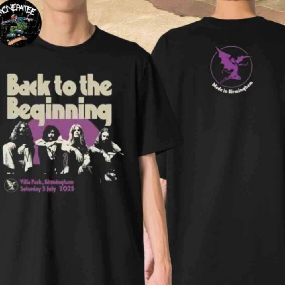 Black Sabbath X Ozzy Osbourne Back To The Beginning 2025 Shirt