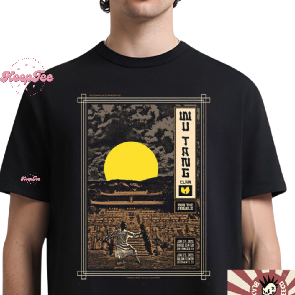 Wu Tang Clan With Run The Jewels Gig Tour 2025 Shirt