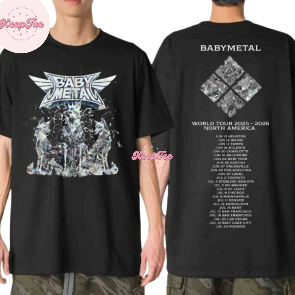 Babymetal Forth Foxes Shirt North America World Tour Dates List 2025