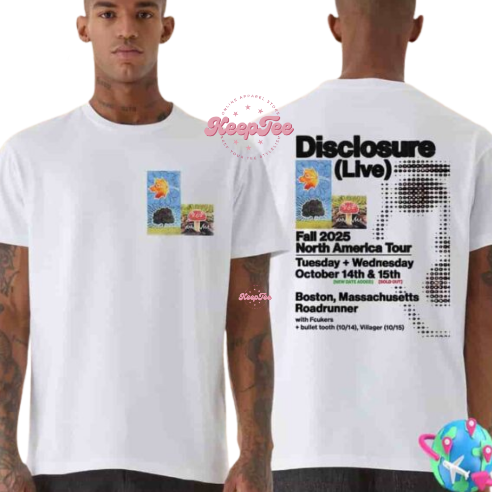 Disclosure Fall North America Tour Dates List 2025 Shirt
