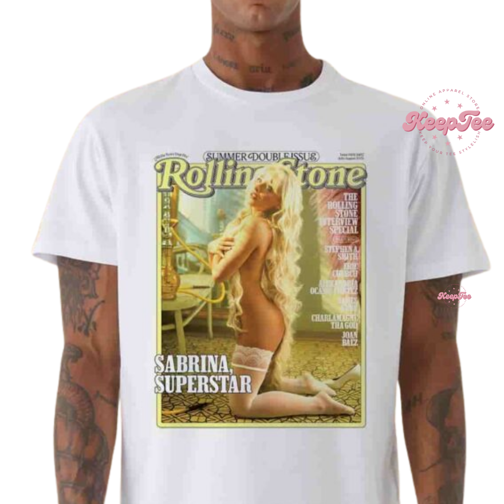 Sabrina Carpenter Graces Rolling Stone?? Summer 2025 Shirt
