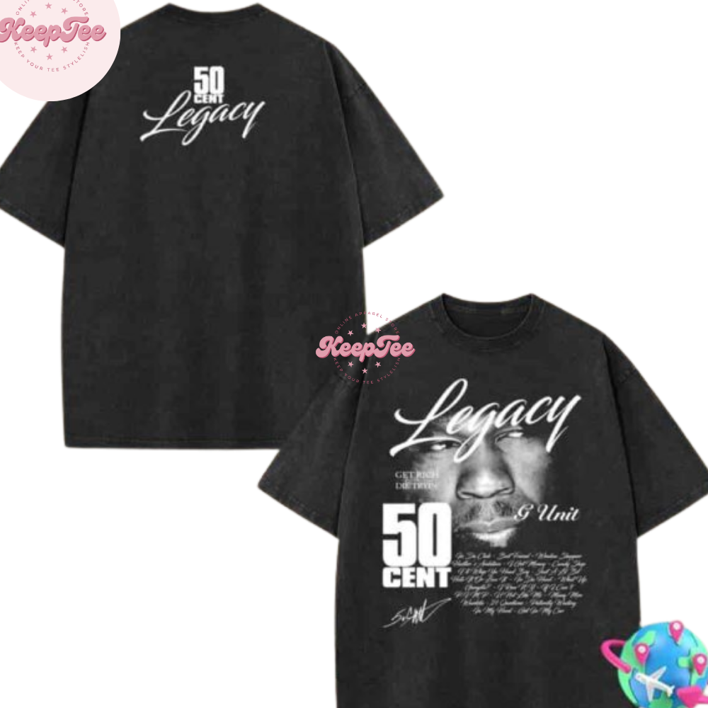 50 Cent Legacy Tour 2025 Shirt
