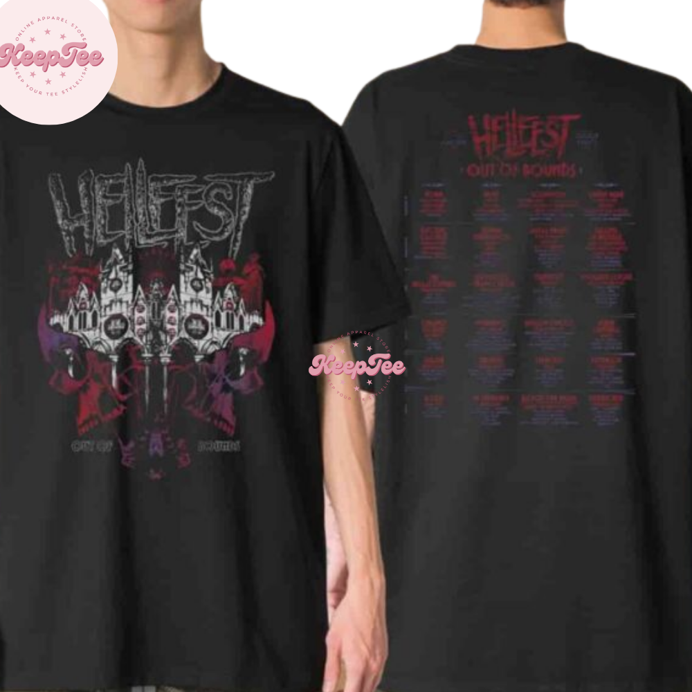 Hellfest Out Of Bounds Exclusive Tour 2025 Two Sides Shirt