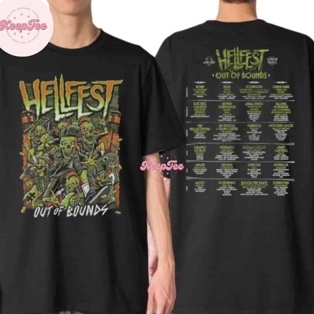 Hellfest 2025 Out Of Bounds Exclusive Shirt