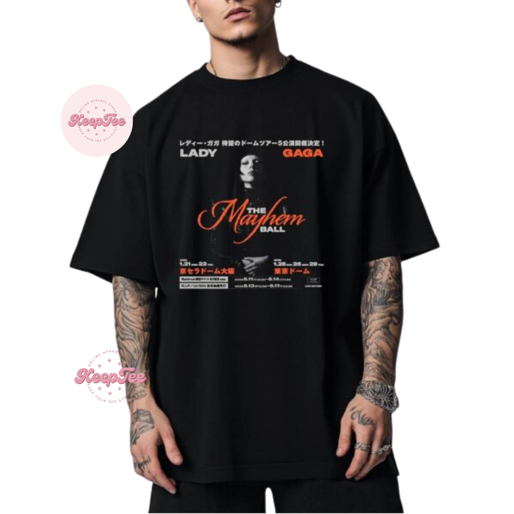 Lady Gaga The Mayhem Ball Tour Shirt