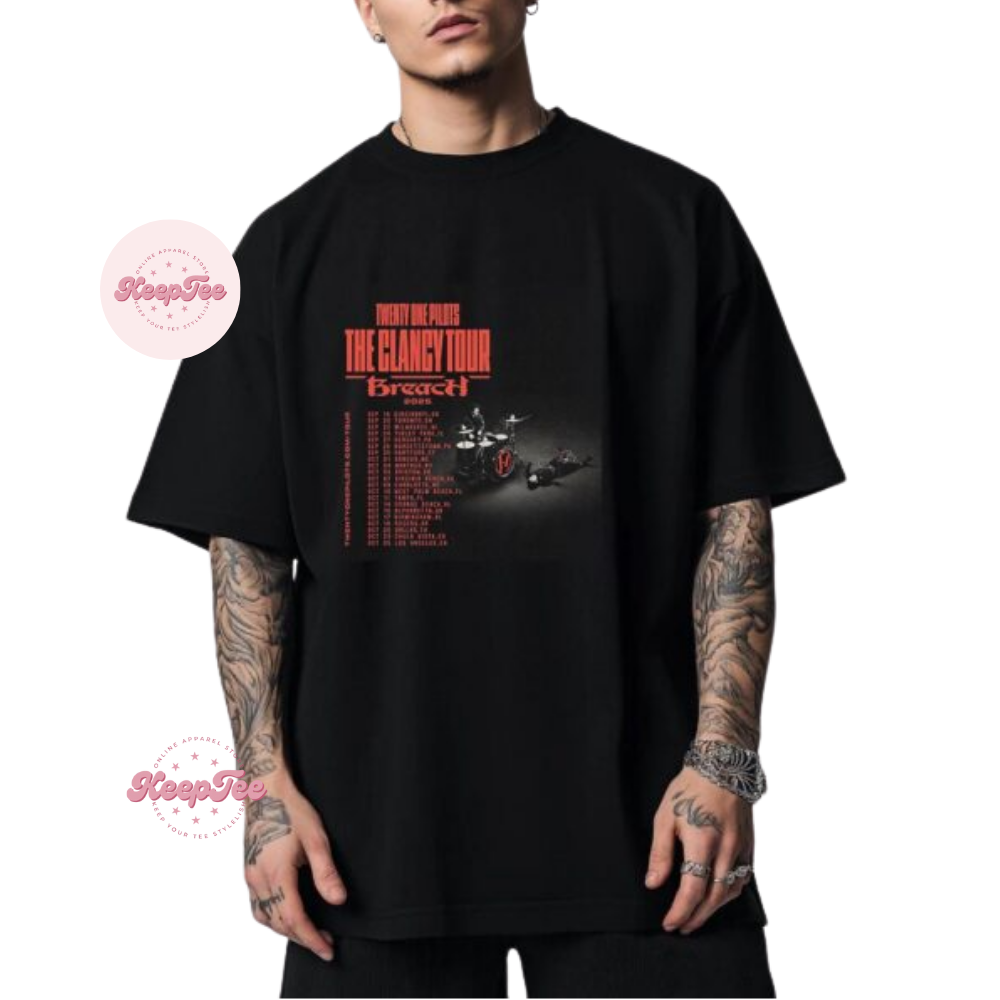 Twenty One Pilots The Clancy Tour Breach 2025 Shirt