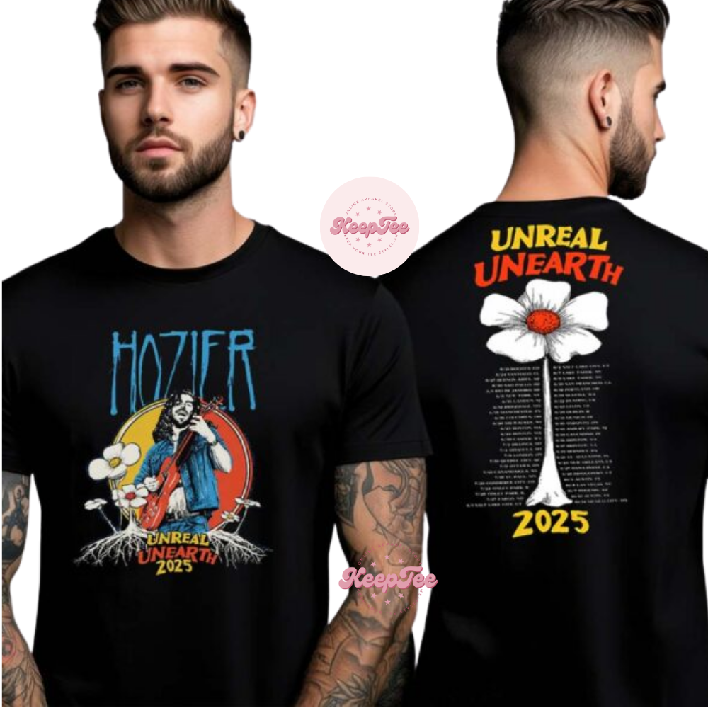 Hozier Unreal Unearth 2025 Flower Tour Shirt