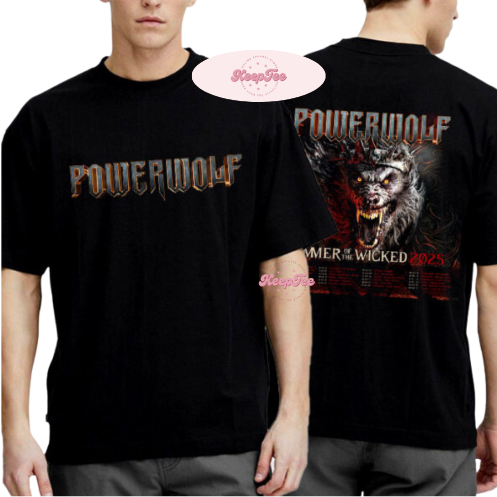 Powerwolf Band Summer Of The Wicked 2025 Shirt