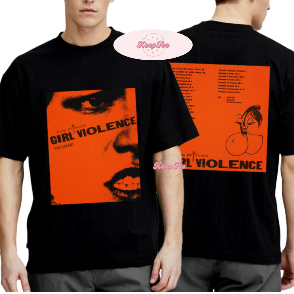 King Princess With Sasami Girl Violence Tour 2025 Shirt