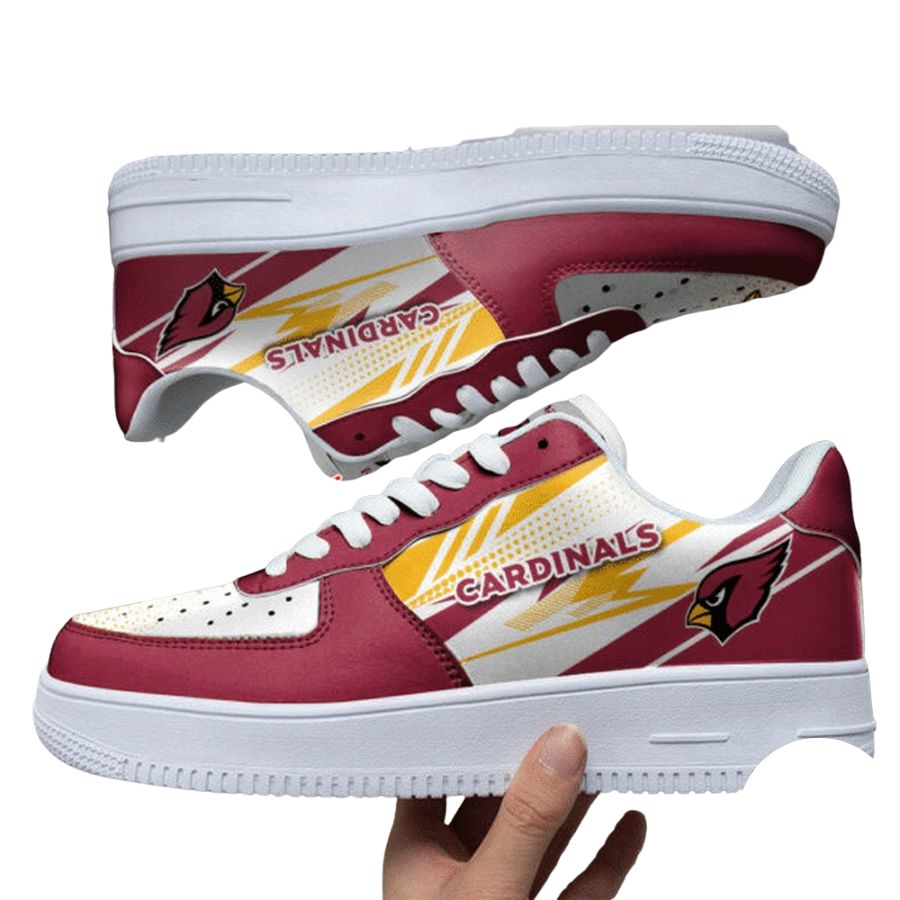 Custom Nfl Arizona Cardinals Air Force 1 Shoes Sports Sneaker For Fans For Men Women