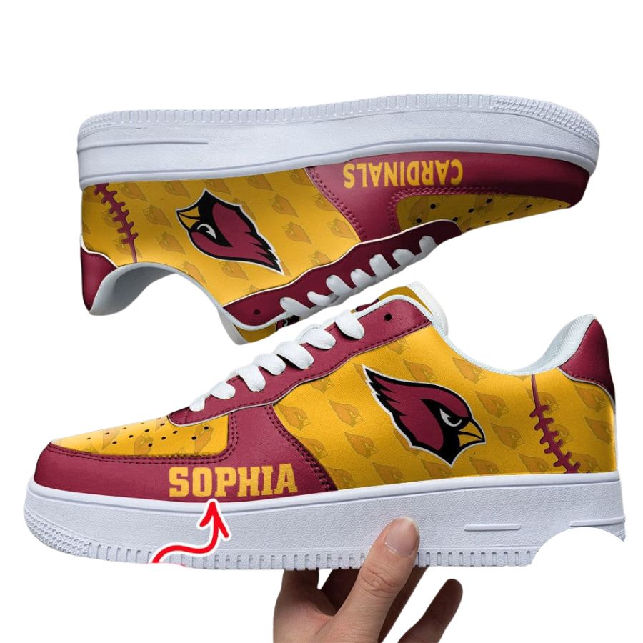 Custom Nfl Arizona Cardinals Air Force 1 Shoes Fashionable Air Force 1 For Men Women