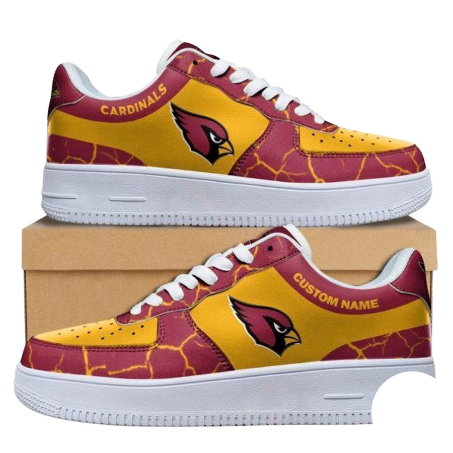 Custom Nfl Arizona Cardinals Air Force 1 Shoes Sneaker Football Shoes For Fans For Men Women