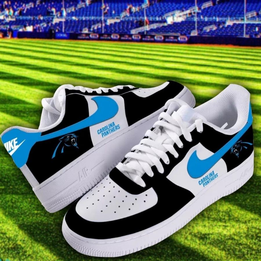 Carolina Panthers Air Force Shose For Fans Air Force 1 Nfl Sneakers For Men Women