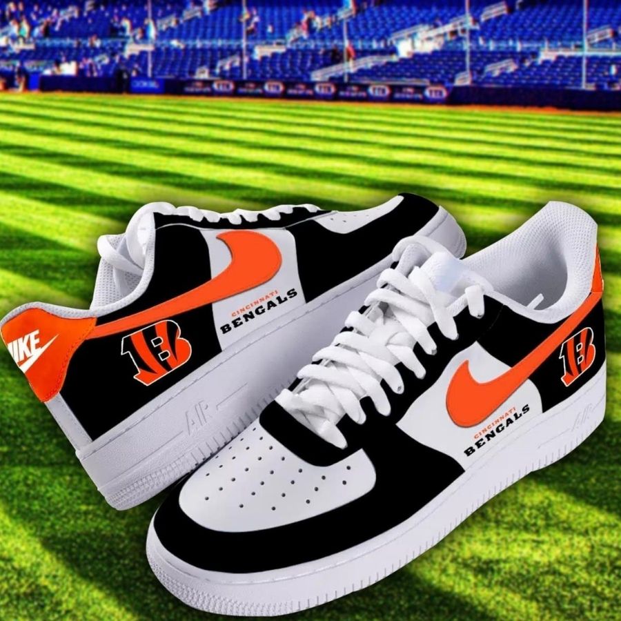 Cincinnati Bengals Air Force Shose For Fans Air Force 1 Nfl Sneakers Product For Men Women
