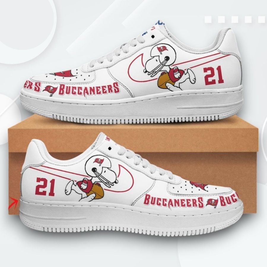Personalized Snoopy Tampa Bay Buccaneers Air Force 1 Low Top Shoes For Men Women