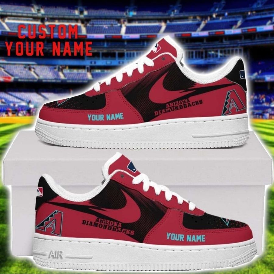 Arizona Diamondbacks Air Force Shoes Sneakers For Men Women Gift Custom Name For Men Women