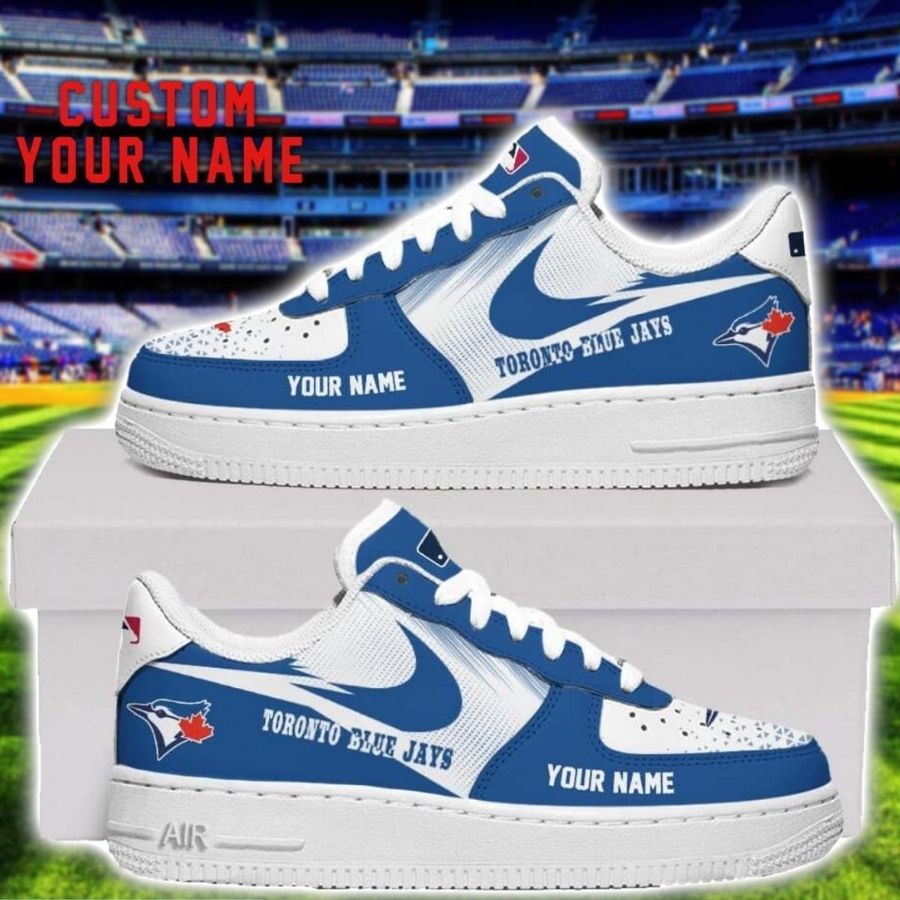 Toronto Blue Jays Air Force Shoes Sneakers For Men Women Gift Custom Name For Men Women