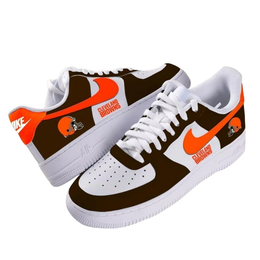 Cleveland Browns Air Force Shose For Fans Air Force 1 Nfl Sneakers Product For Men Women