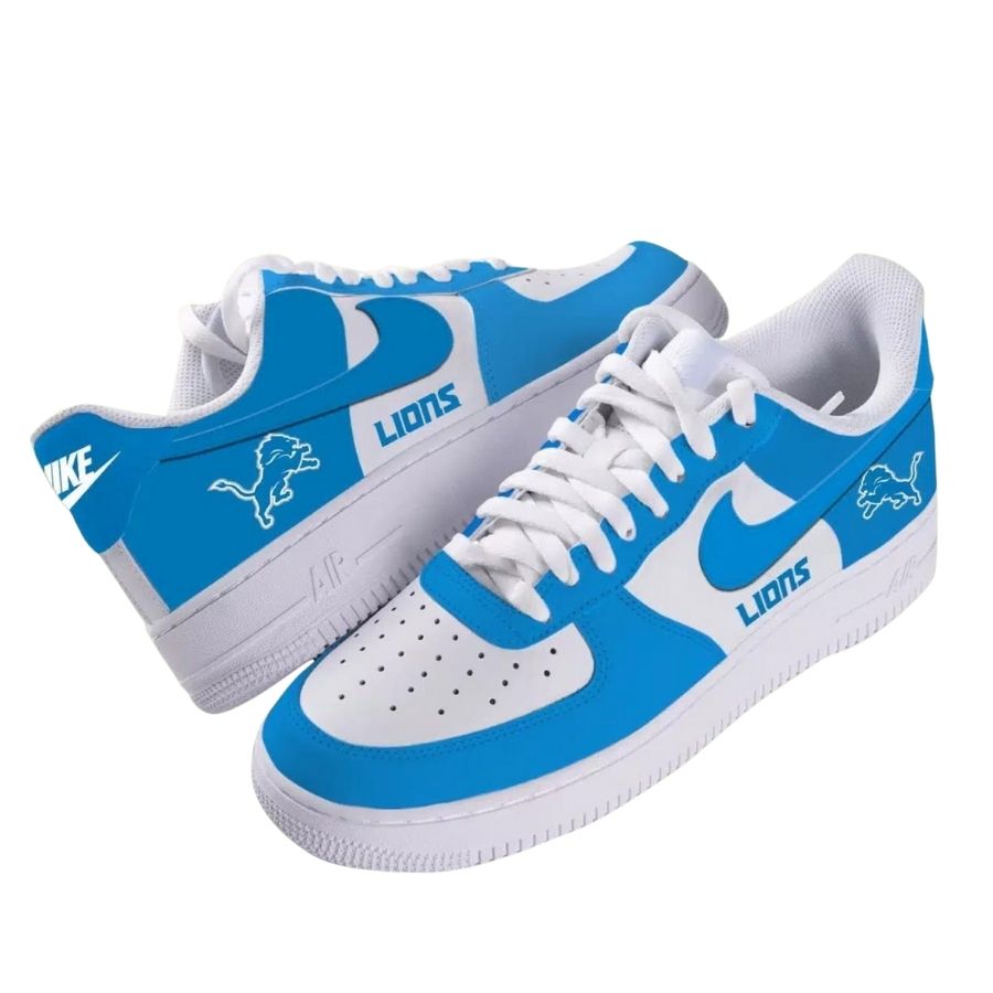 Detroit Lions Air Force Shose For Fans Air Force 1 Nfl Sneakers Product For Men Women