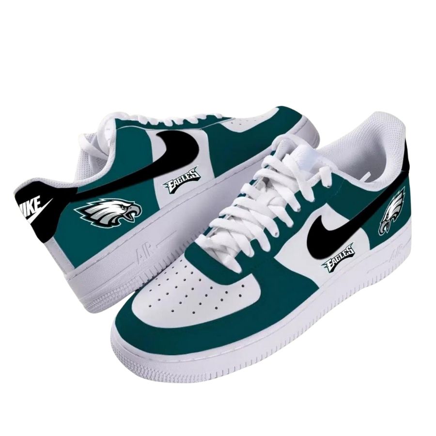 Philadelphia Eagles Air Force Shose For Fans Air Force 1 Nfl Sneakers Product For Men Women