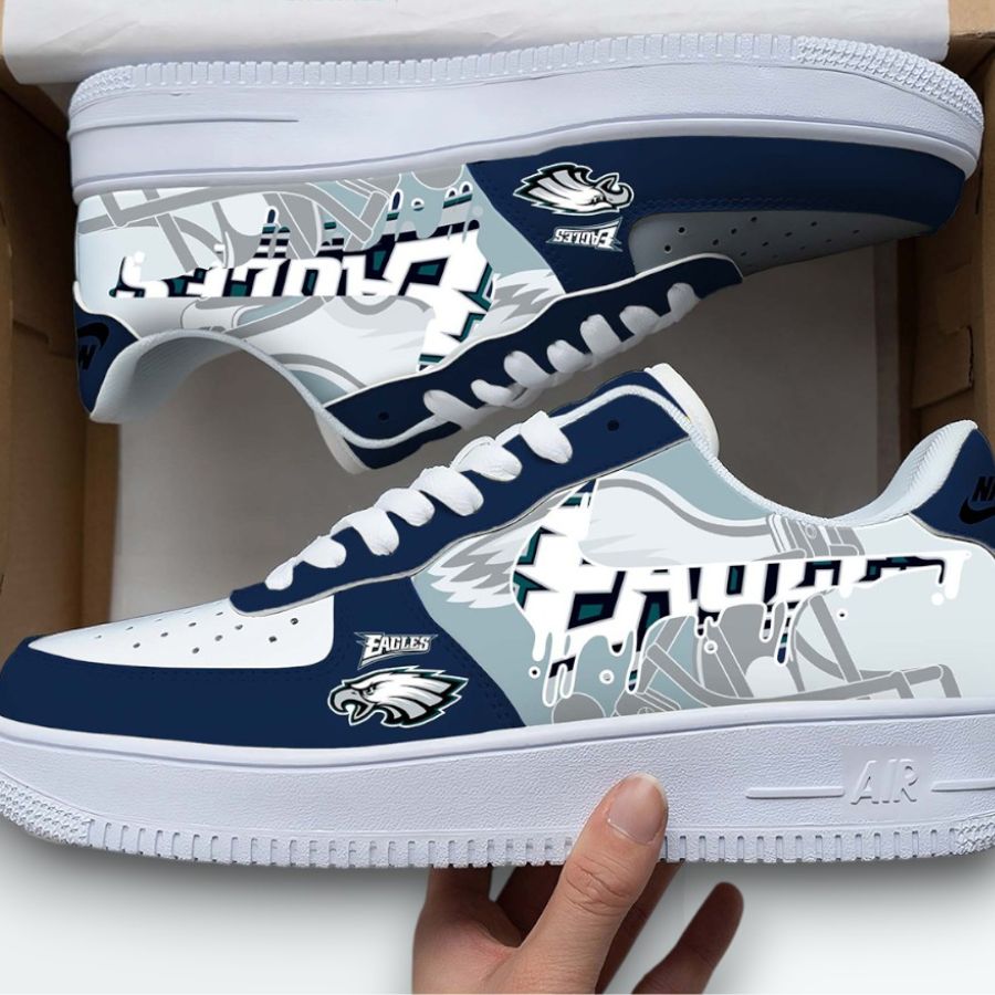 Philadelphia Eagles Air Force 1 Shoes With Team Logo Design For Men Women