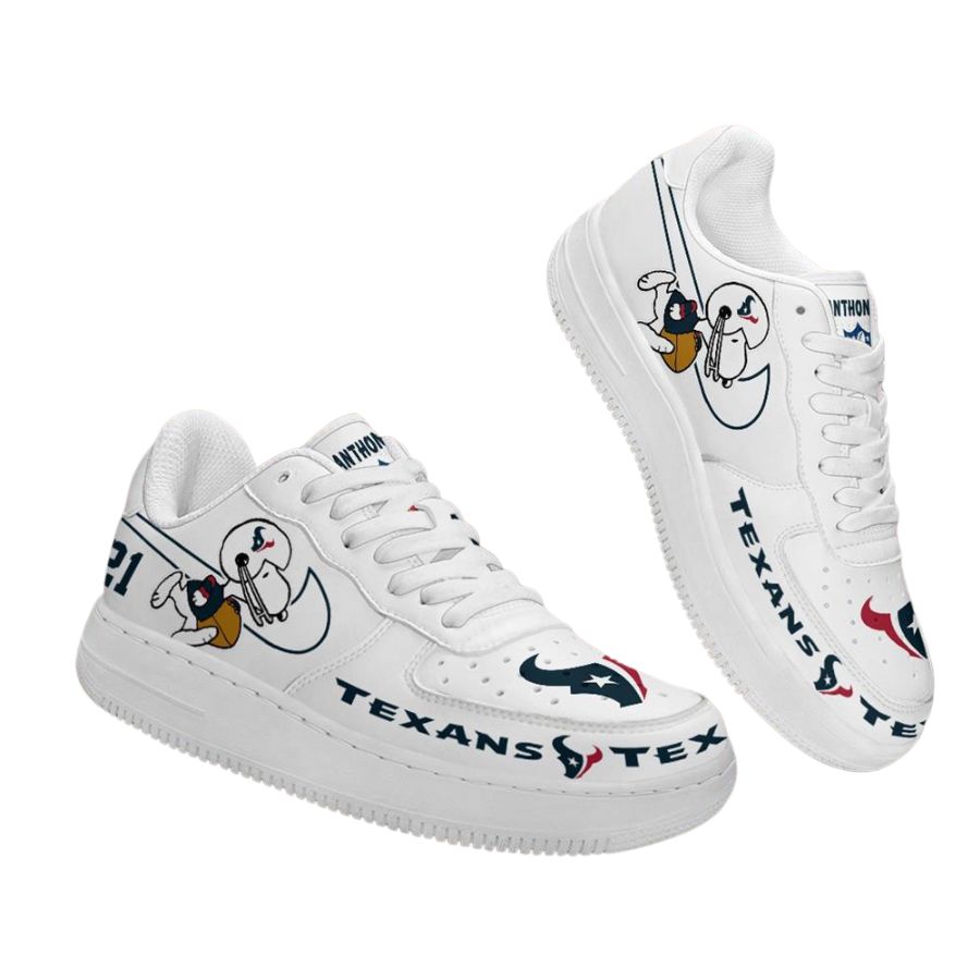 Houston Texans Nfl Snoopy Personalized Air Force 1 Low Top Shoes For Men Women