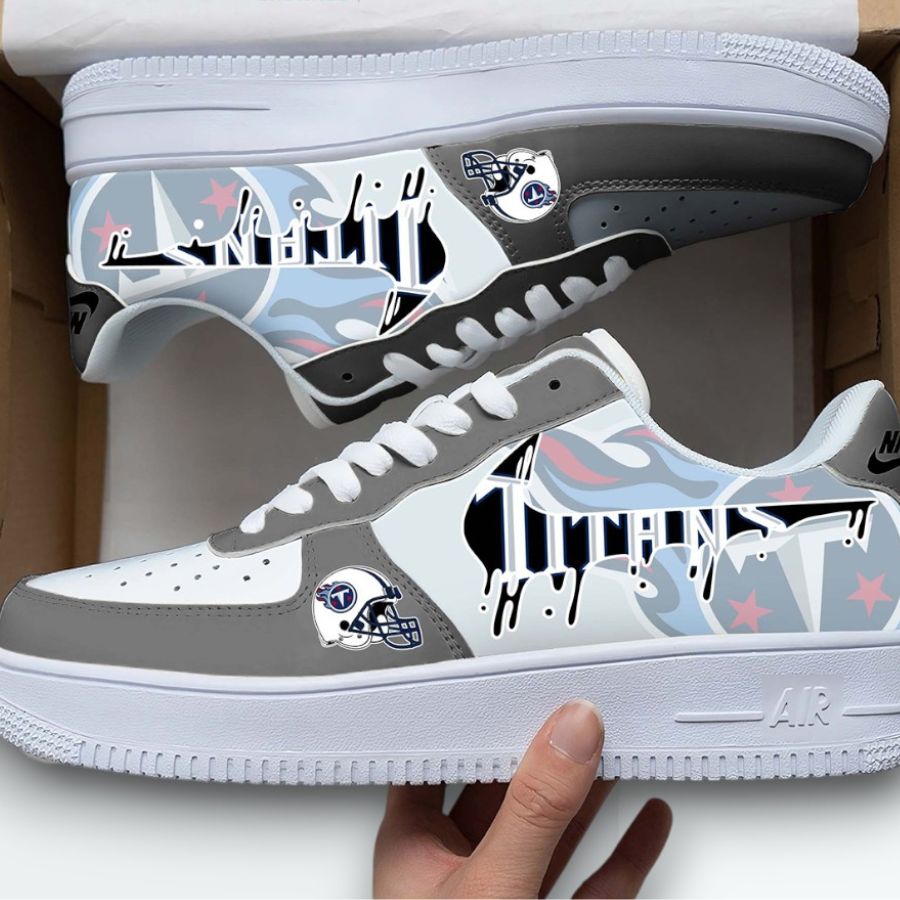Tennessee Titans Logo Air Force 1 Sneakers Fan Edition For Men Women