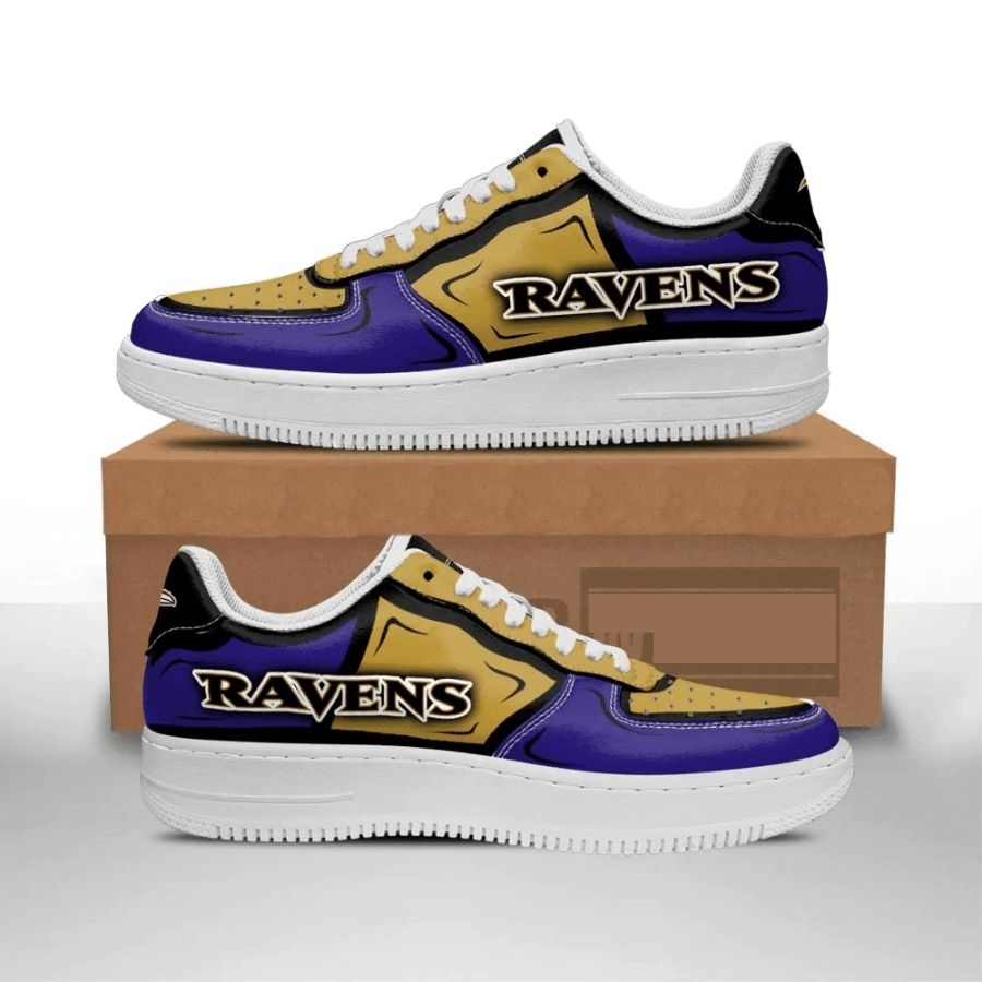 Baltimore Ravens Nfl Air Force 1 Sneaker Trending For Men Women
