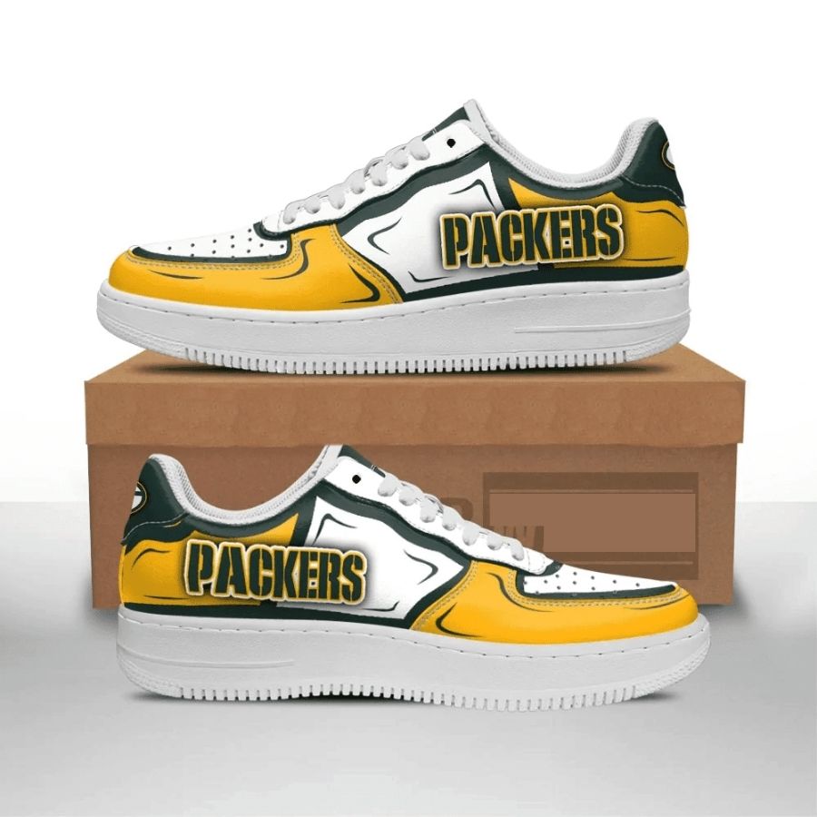 Green Bay Packers Nfl Air Force 1 Sneaker Trending For Men Women