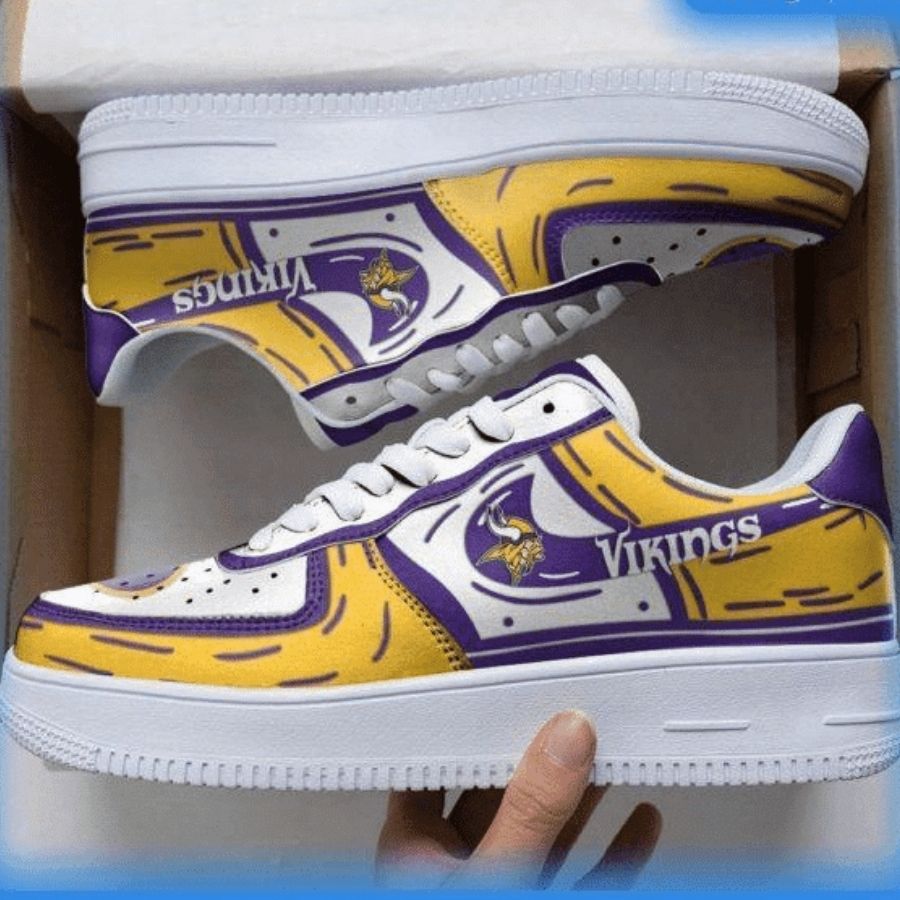 Minnesota Vikings Nfl Air Force 1 Sneaker Trending For Men Women