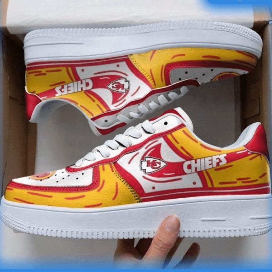 Kansas City Chiefs Nfl Air Force 1 Sneaker Trending For Men Women