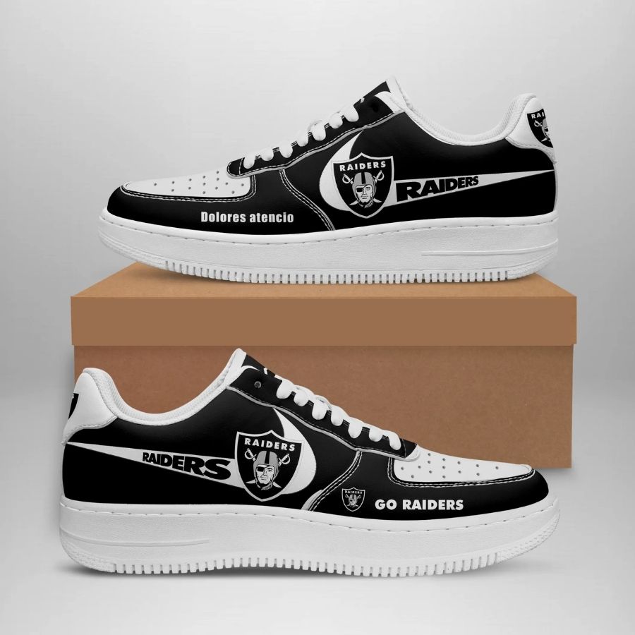 Las Vegas Raiders Air Force 1 Shoes Bg243 For Men Women