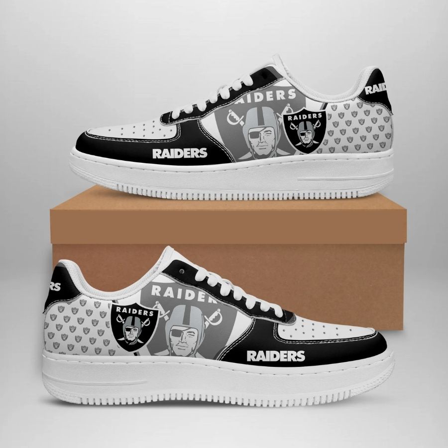 Las Vegas Raiders Air Force 1 Shoes Bg244 For Men Women