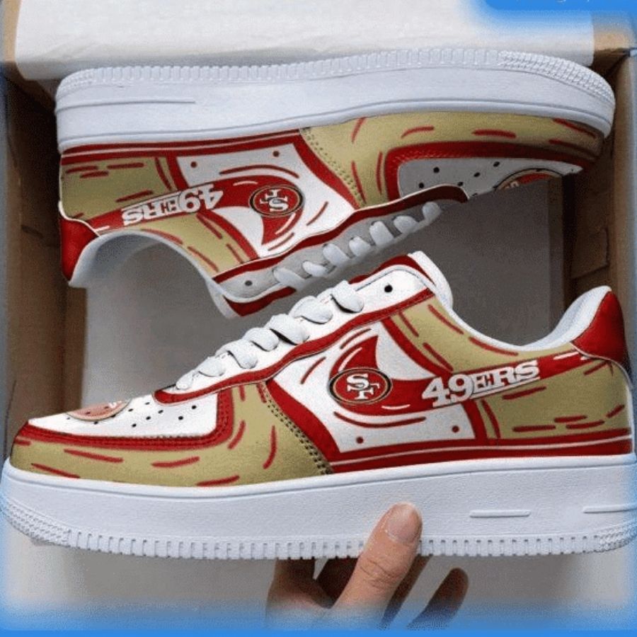 San Francisco 49Ers Nfl Air Force 1 Sneaker For Men Women