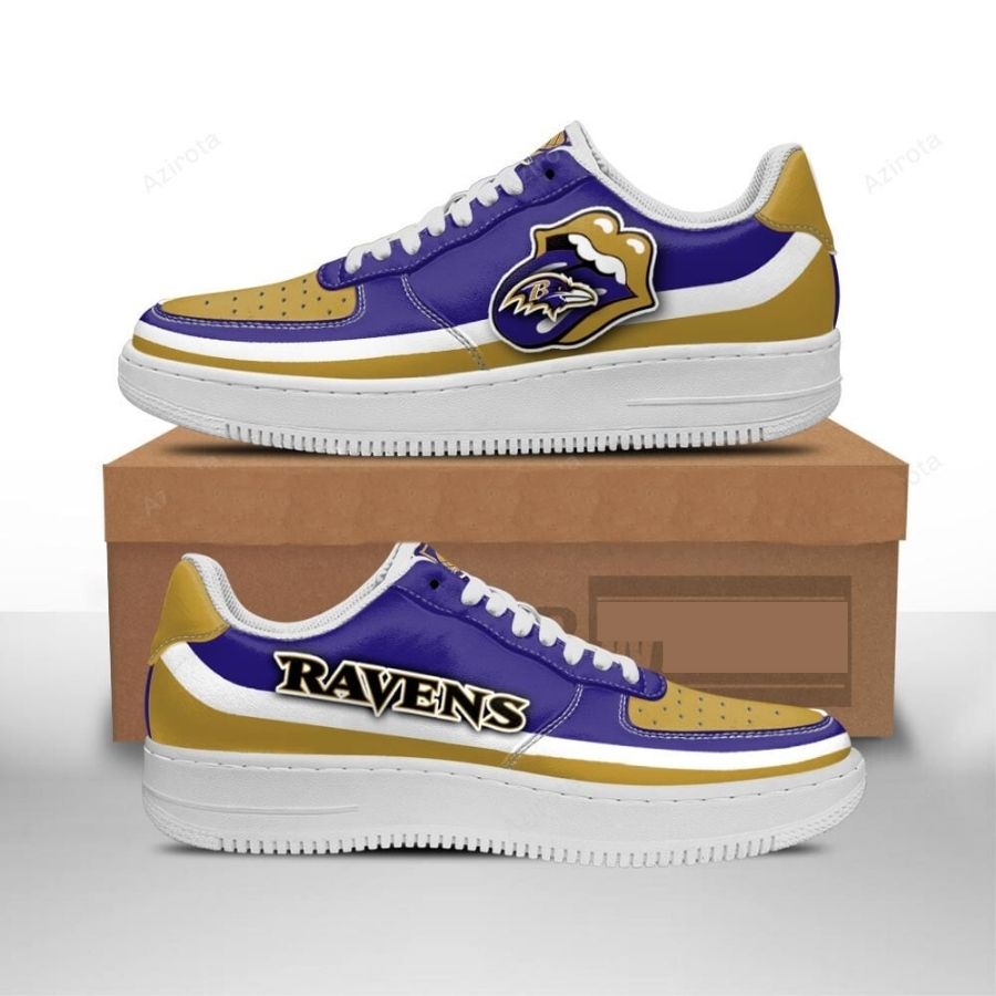 Baltimore Ravens Air Force 1 Sneakers Custom Force Shoes Sexy Lips For Men Women