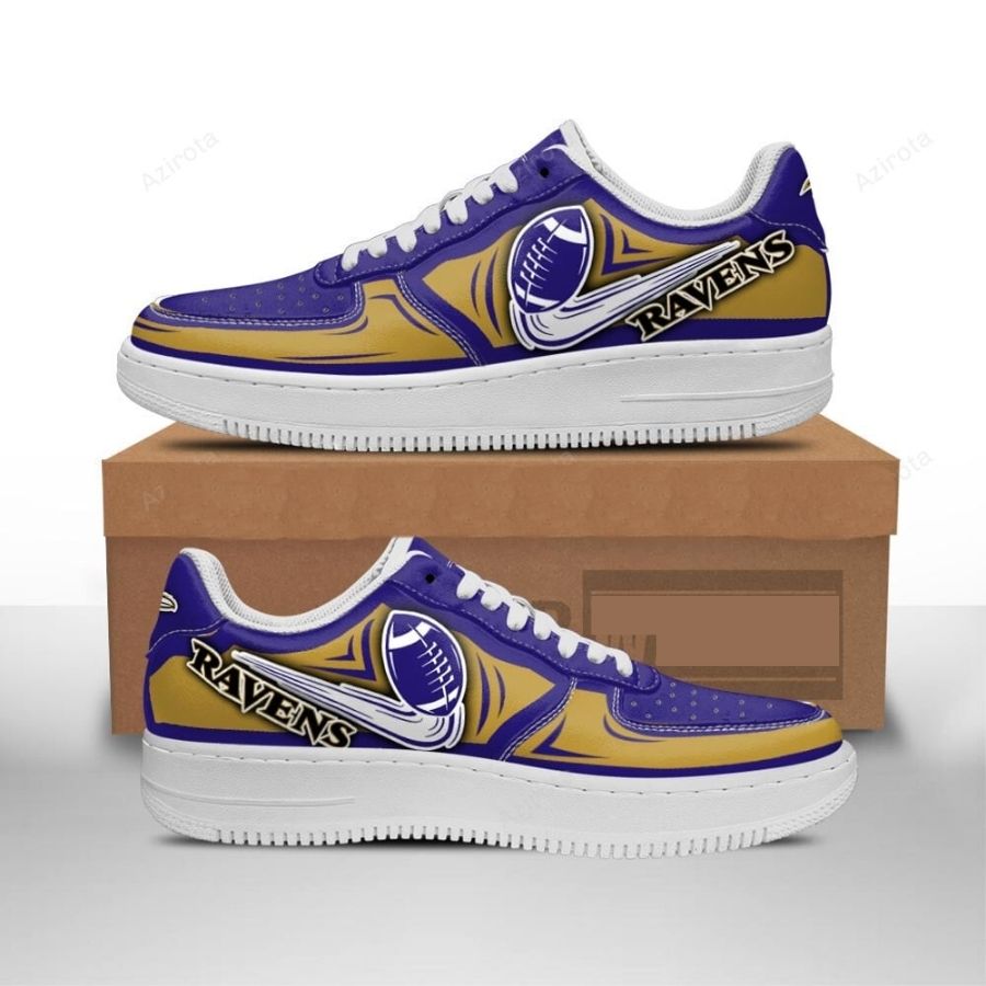 Baltimore Ravens Air Force 1 Shoes Custom Sneakers For Men Women
