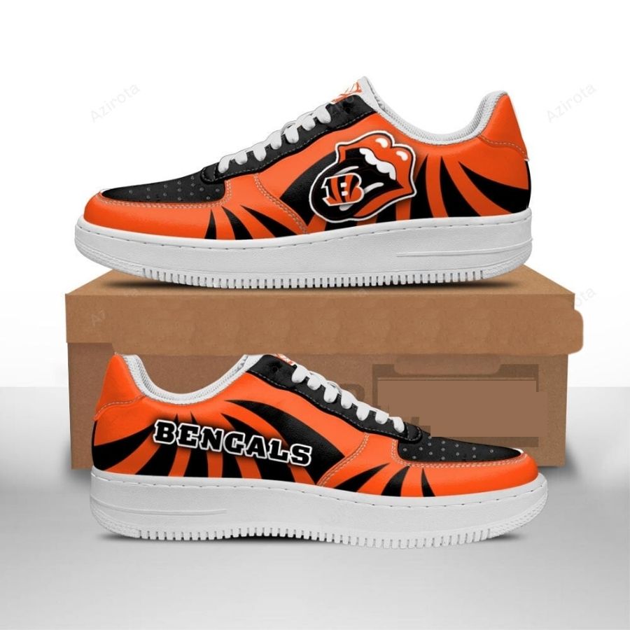 Cincinnati Bengals Air Force 1 Sneakers Custom Force Shoes Sexy Lips For Men Women