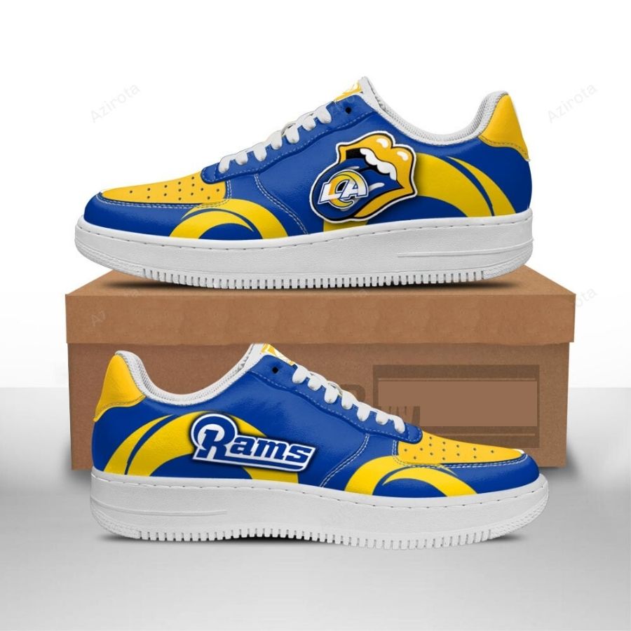 Los Angeles Rams Air Force 1 Sneakers Custom Force Shoes Sexy Lips For Men Women