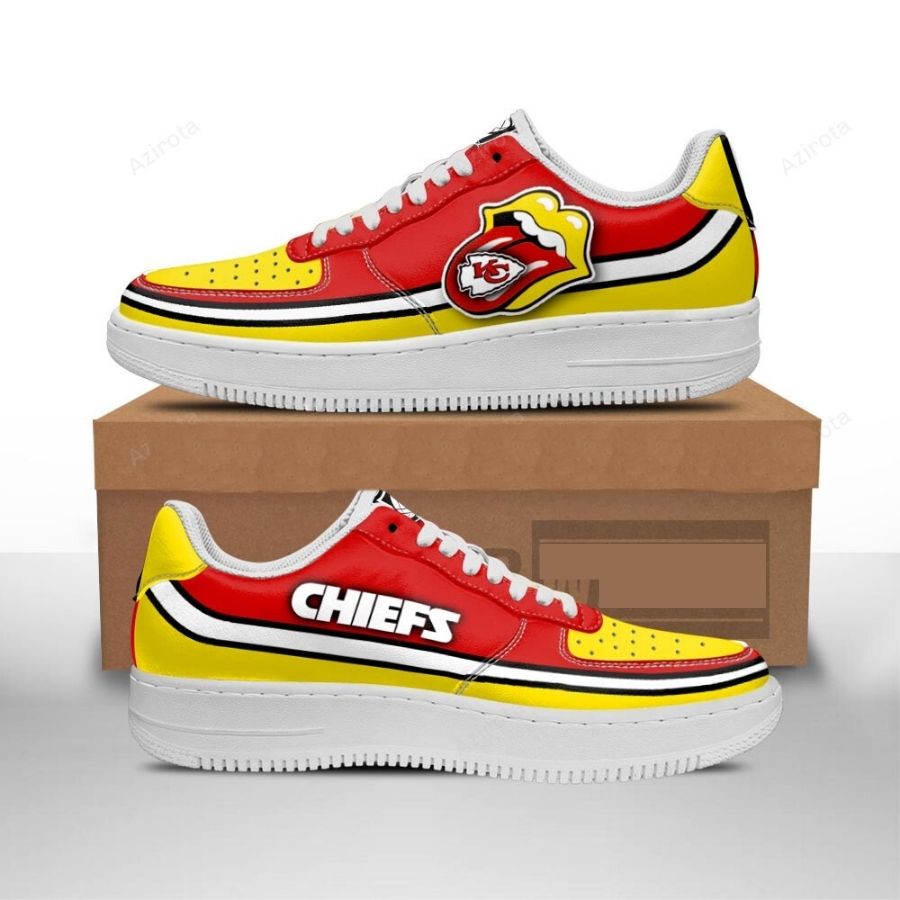 Kansas City Chiefs Air Force 1 Sneakers Custom Force Shoes Sexy Lips For Men Women