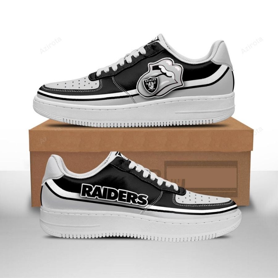 Las Vegas Raiders Air Force 1 Sneakers Custom Force Shoes Sexy Lips For Men Women