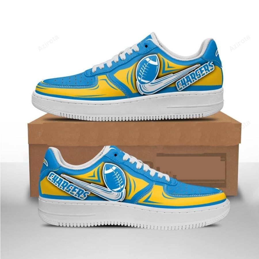 Los Angeles Chargers Air Force 1 Shoes Custom Sneakers For Men Women