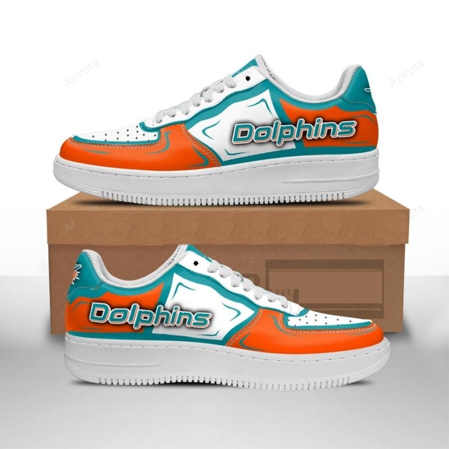 Miami Dolphins Air Force 1 Sneakers Custom Shoes For Men Women