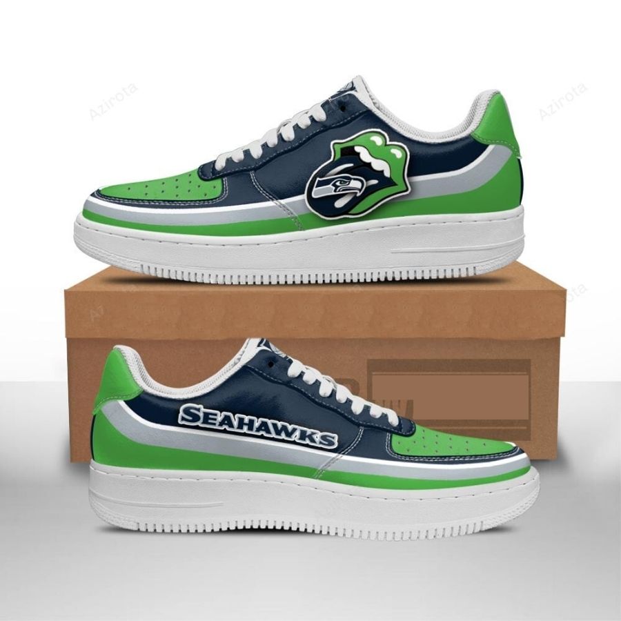 Seattle Seahawks Air Force 1 Sneakers Custom Force Shoes Sexy Lips For Men Women