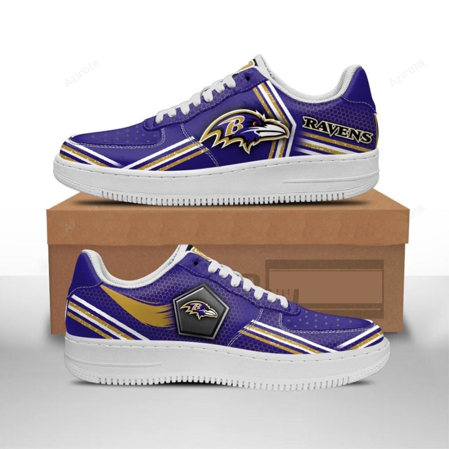 Baltimore Ravens Air Force 1 Sneakers Custom Force Shoes For Men Women