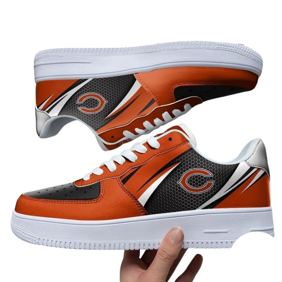 Nfl Chicago Bears Air Force 1 Shoes Sleek Air Force 1 Fashion For Men Women