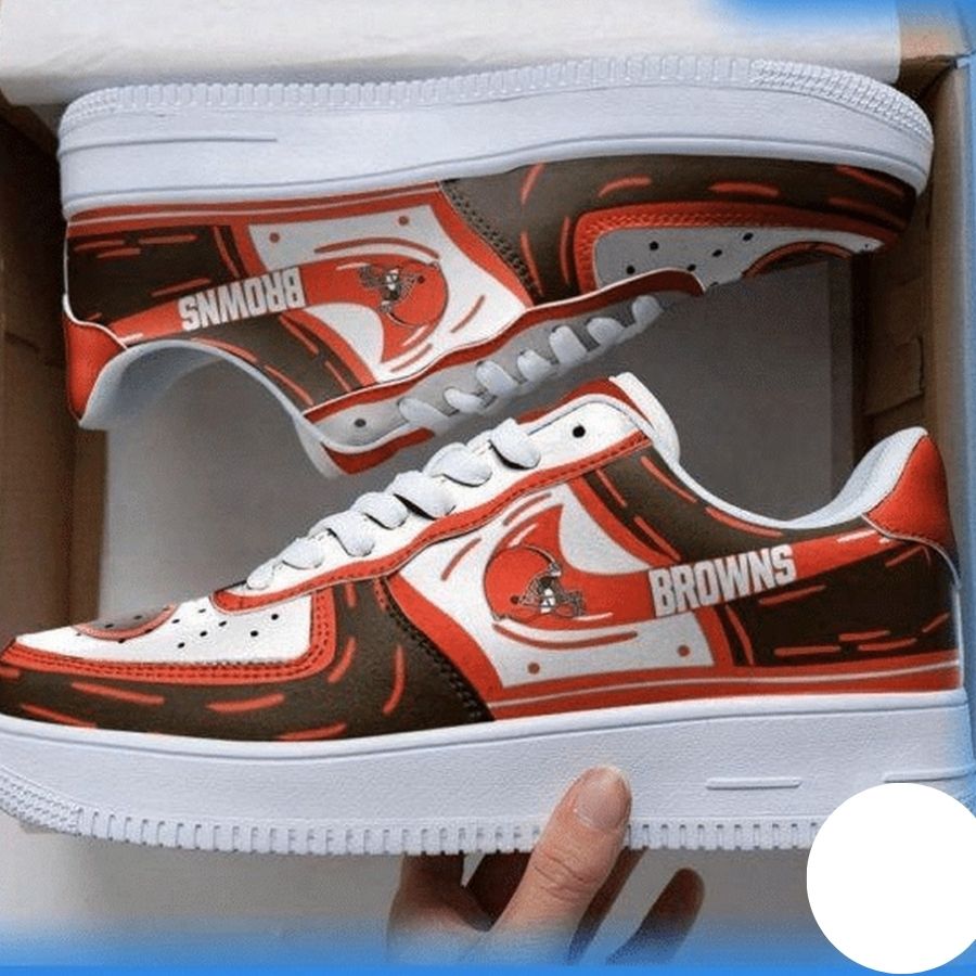 Nfl Cleveland Browns Air Force 1 Shoes Sneaker Trending For Fans For Men Women